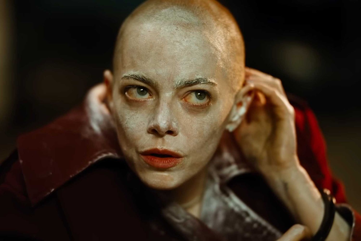 Emma Stone on shaving her head in one take for ‘Bugonia’