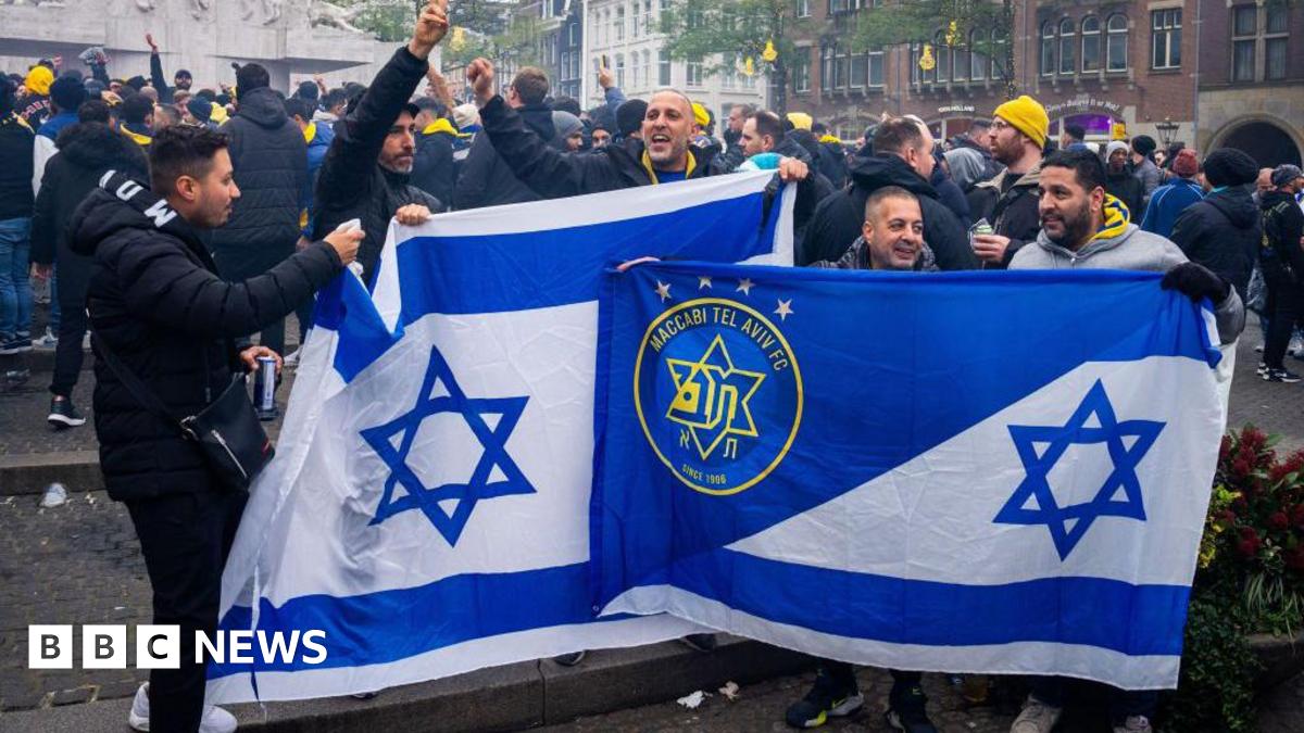 Culture secretary to meet officials to ‘find way through’ ban on Maccabi Tel Aviv fans – live updates