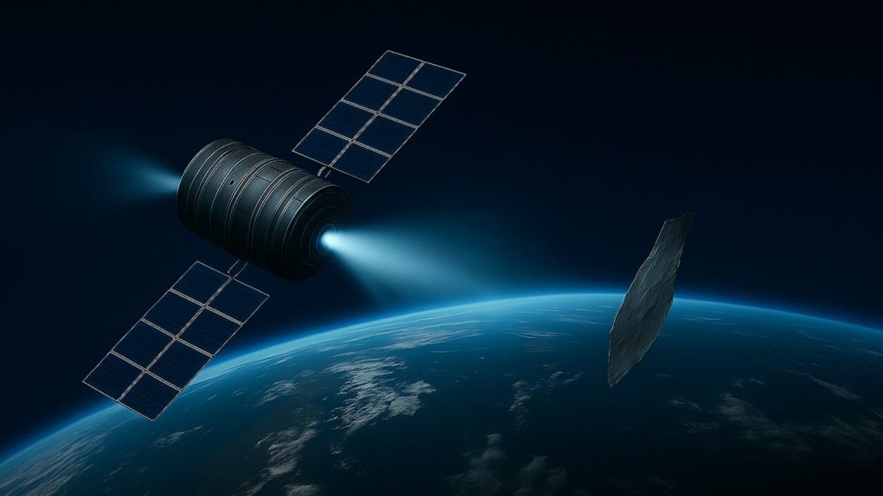 Could we blast space debris out of harm’s way with ion beams?