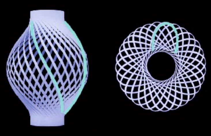 ‘Chinese lantern’ material snaps into 13 shapes using stored elastic energy