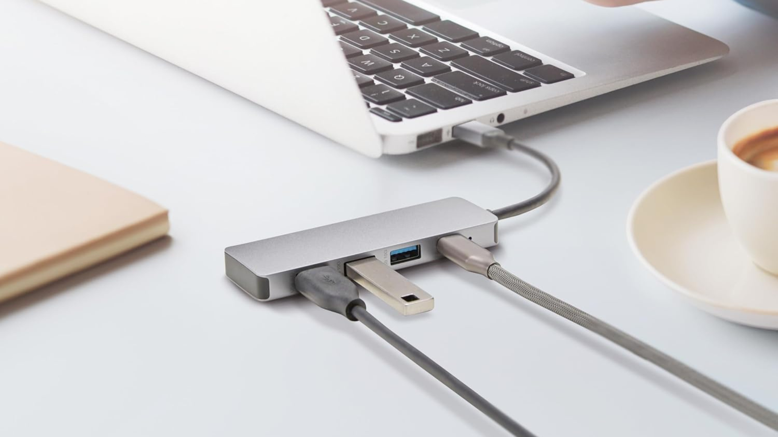 This USB hub is a cheap way to add ports to your laptop