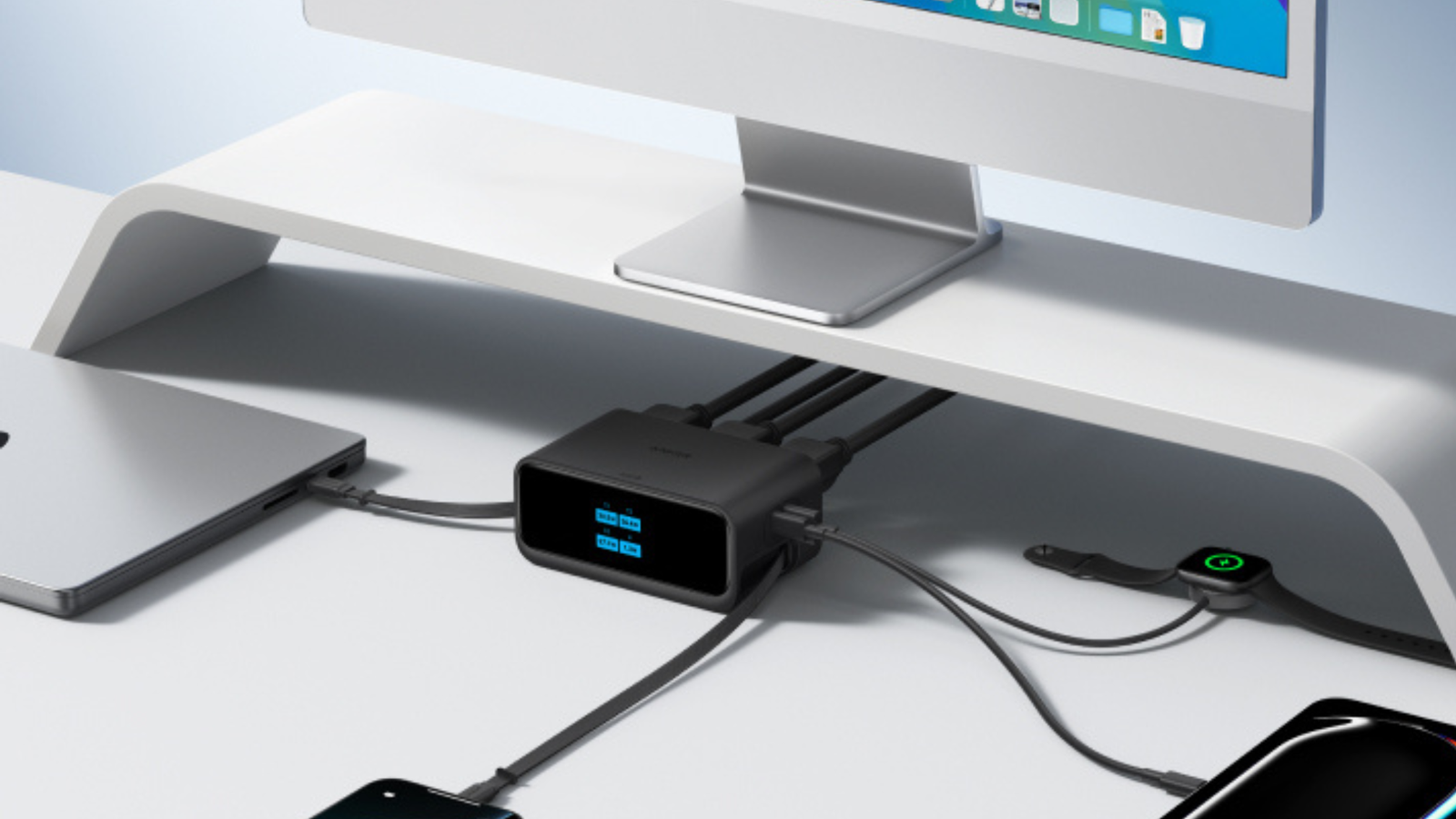 This Anker 7-in-1 charging station is a gamechanger that will completely eliminate cable clutter