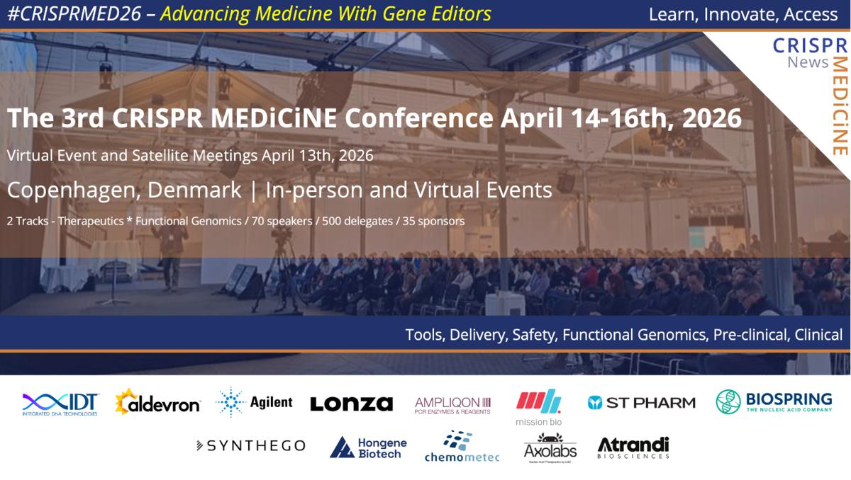 News: CMN Weekly (24 October 2025) – Your Weekly CRISPR Medicine News – CRISPR Medicine News