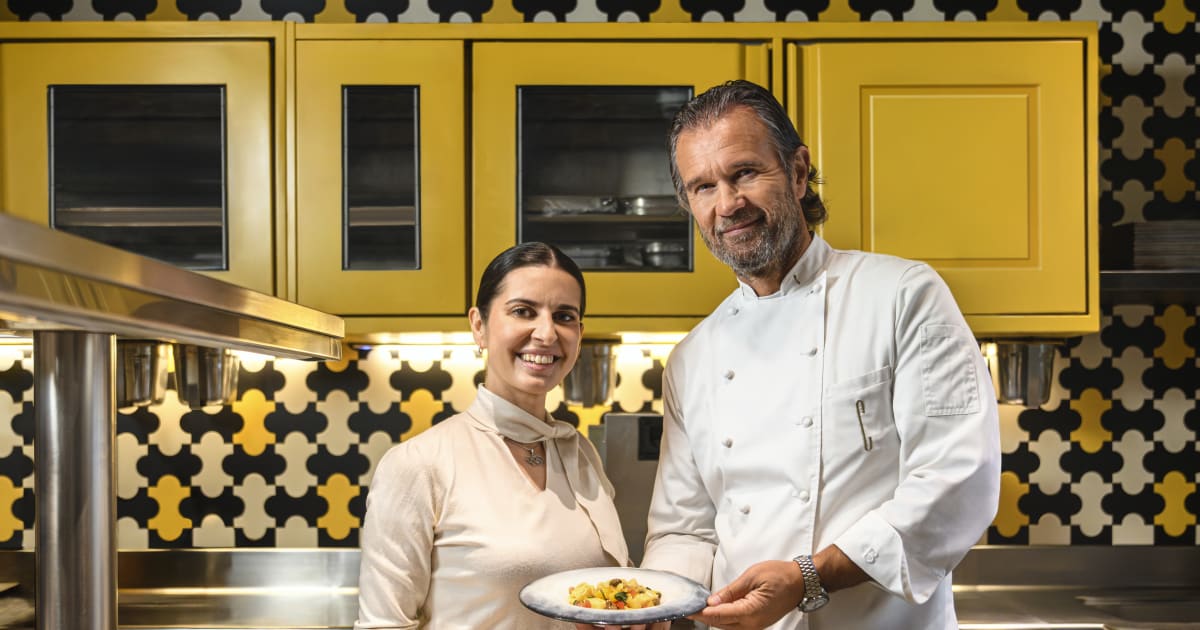 Carlo Cracco’s Olympic rings pasta for Milano Cortina 2026