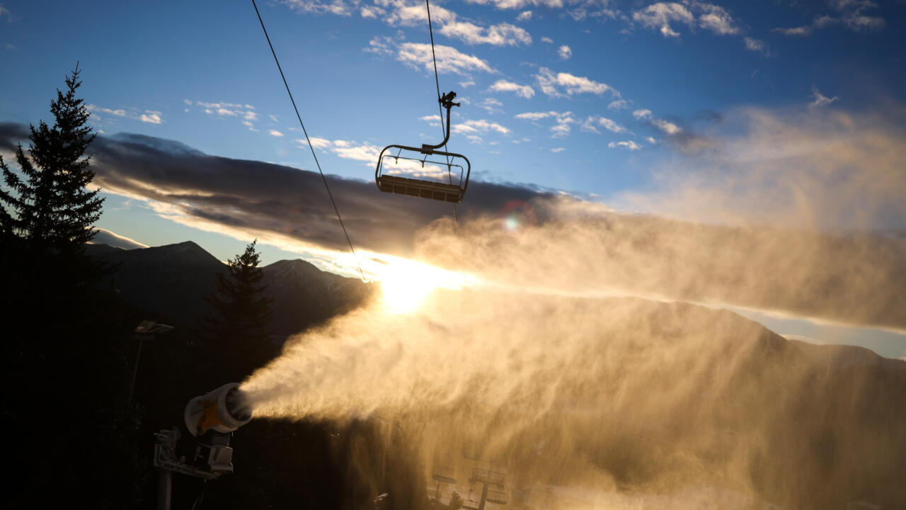 high in the Alps, artificial snow will still play role
