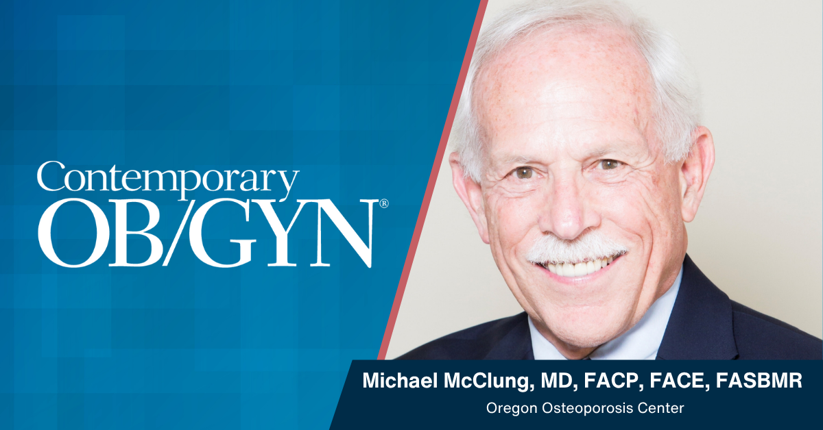 Michael McClung, MD, discusses early prevention and maintenance strategies in perimenopausal bone loss