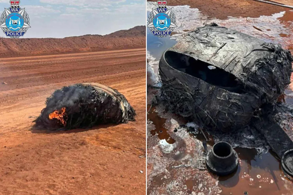 Fallen Space Debris Found Burning Near Mine, Prompting Questions About Its Surprising Return to Earth