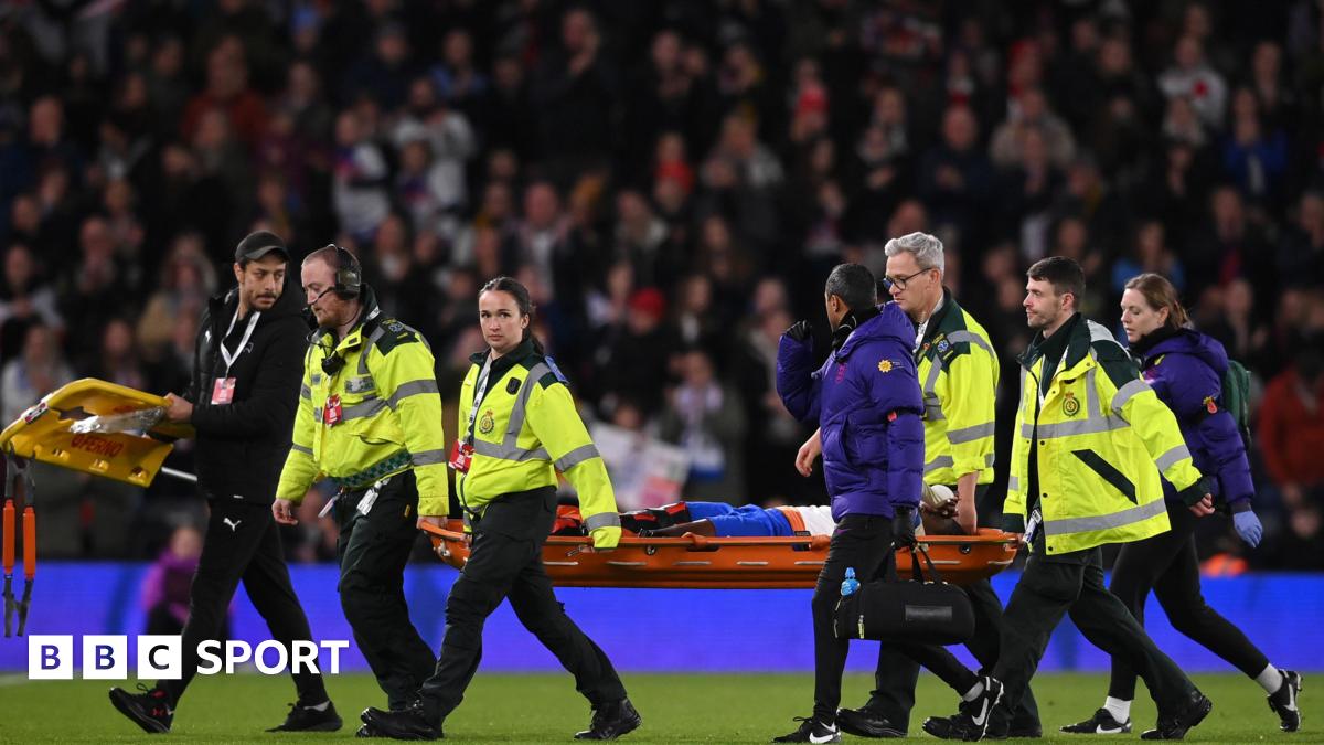 Michelle Agyemang: England striker carried off on a stretcher in win against Australia