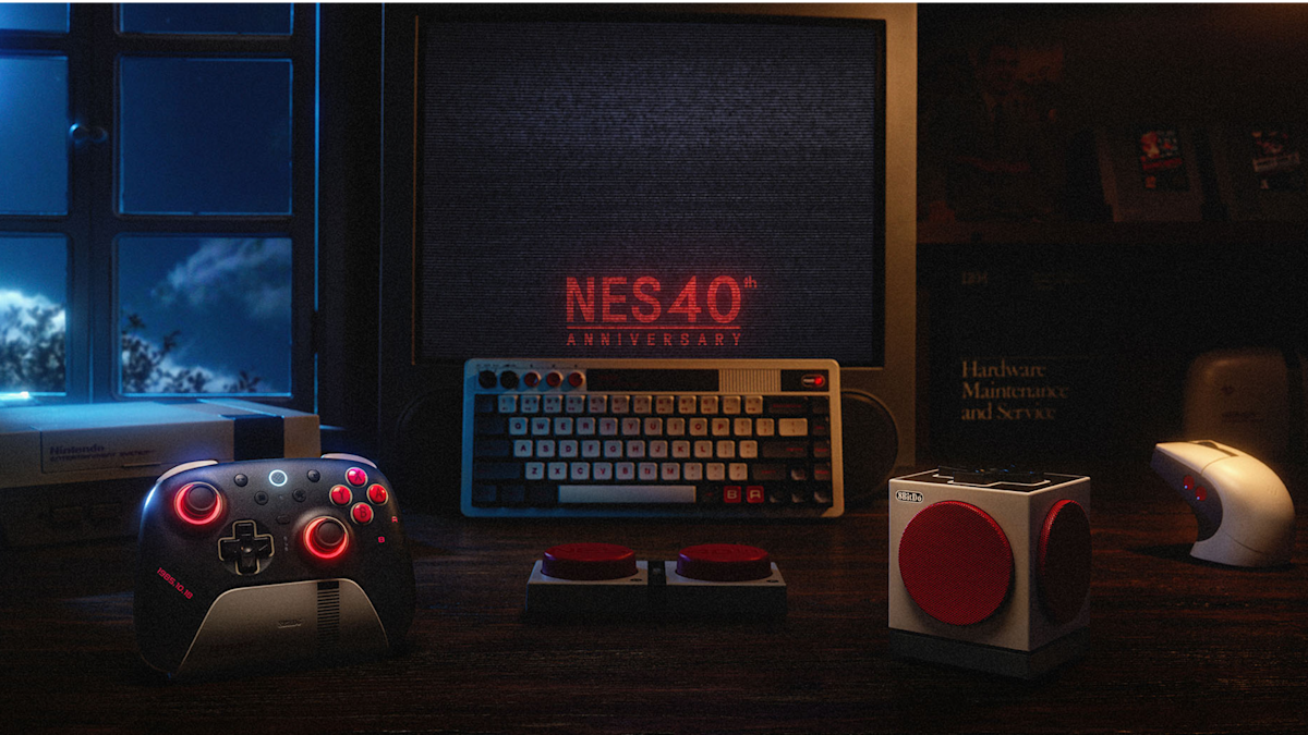 8BitDo drops an NES-inspired collection for the console’s 40th anniversary