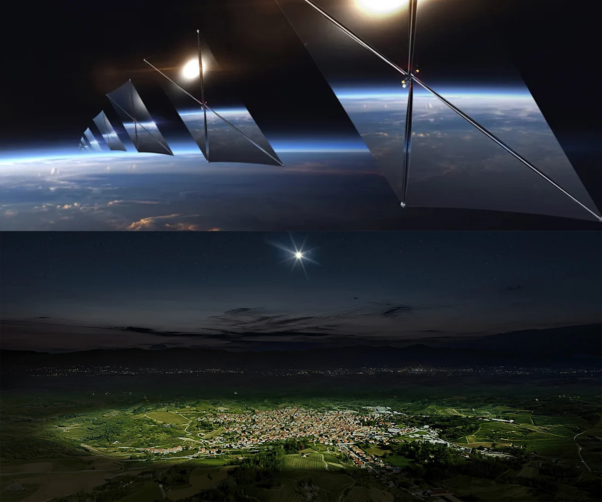 Scientists Oppose Huge Array of Mirrors in Space That Shines Nighttime Sunlight on Wealthy Customers