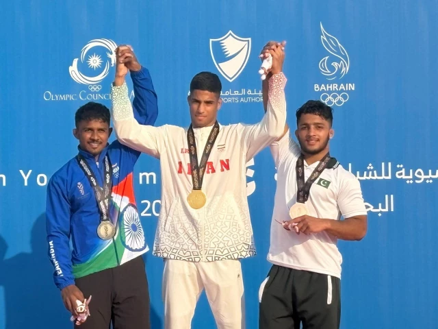 Pakistan’s Hassan Ali wins Asian Youth Games wrestling bronze