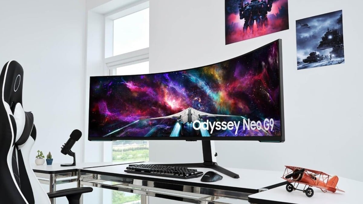 Best gaming monitor deal: Save 35% on the 57-inch Samsung Odyssey Neo G9 curved gaming monitor