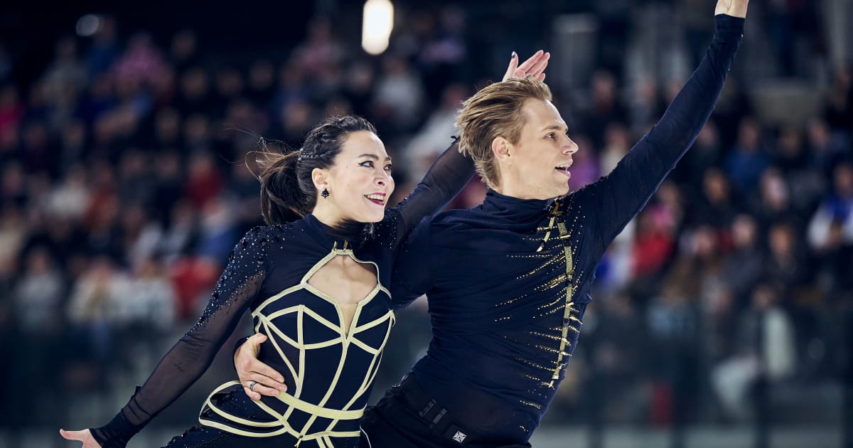Allison Reed and Saulius Ambrulevicius bring rock’n’roll to ice dance