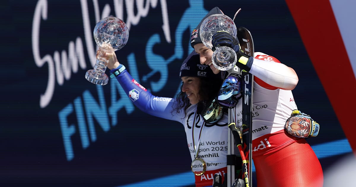 Updated overall and discipline rankings for the crystal globes