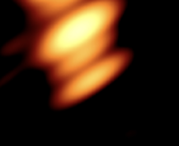 RadioAstron Captures Radio Image of Two Supermassive Black Holes Circling Each Other