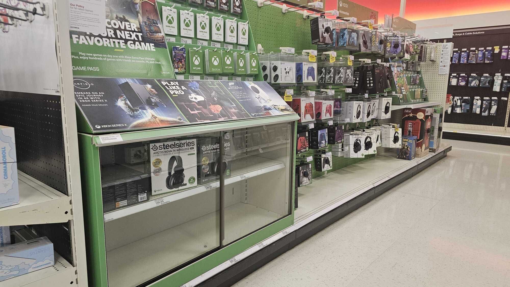 No, Target and Walmart are not removing Xbox products