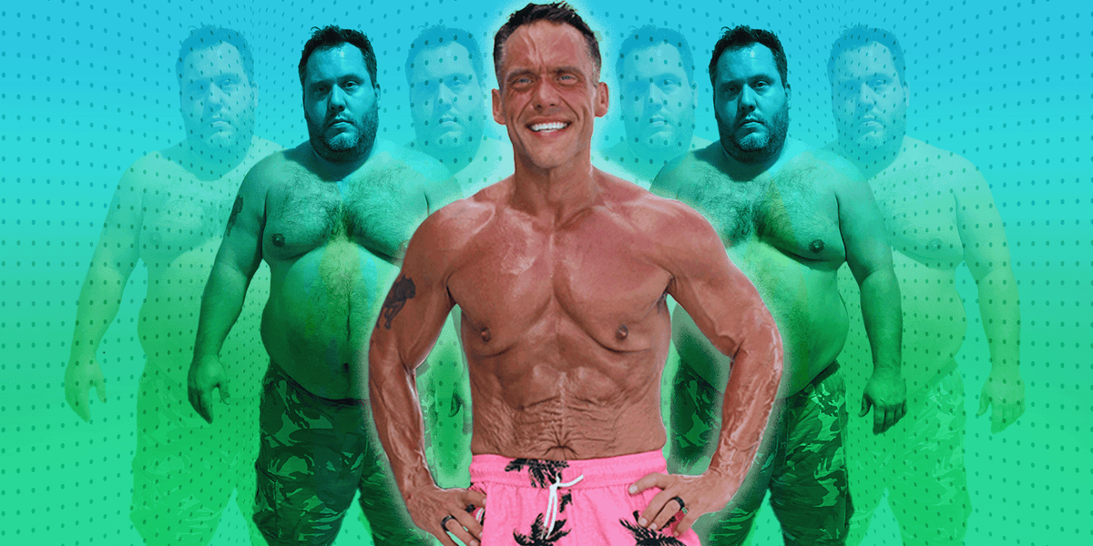 This Guy Swam When He Was 318 Pounds. Now He’s Unrecognizable.