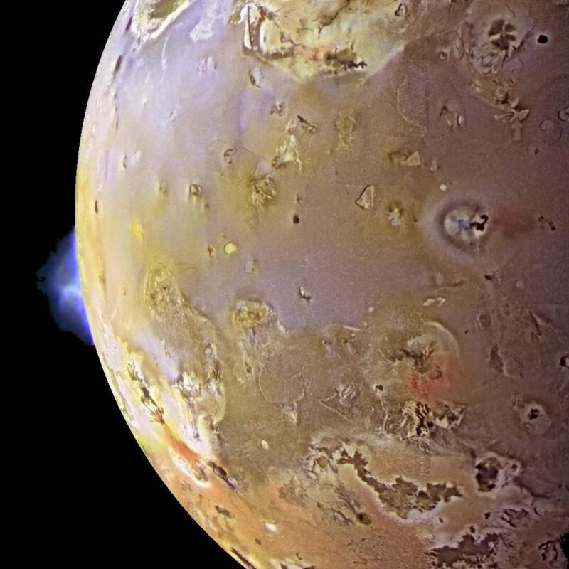 New possible volcanic exomoon orbiting searing hot exoplanet