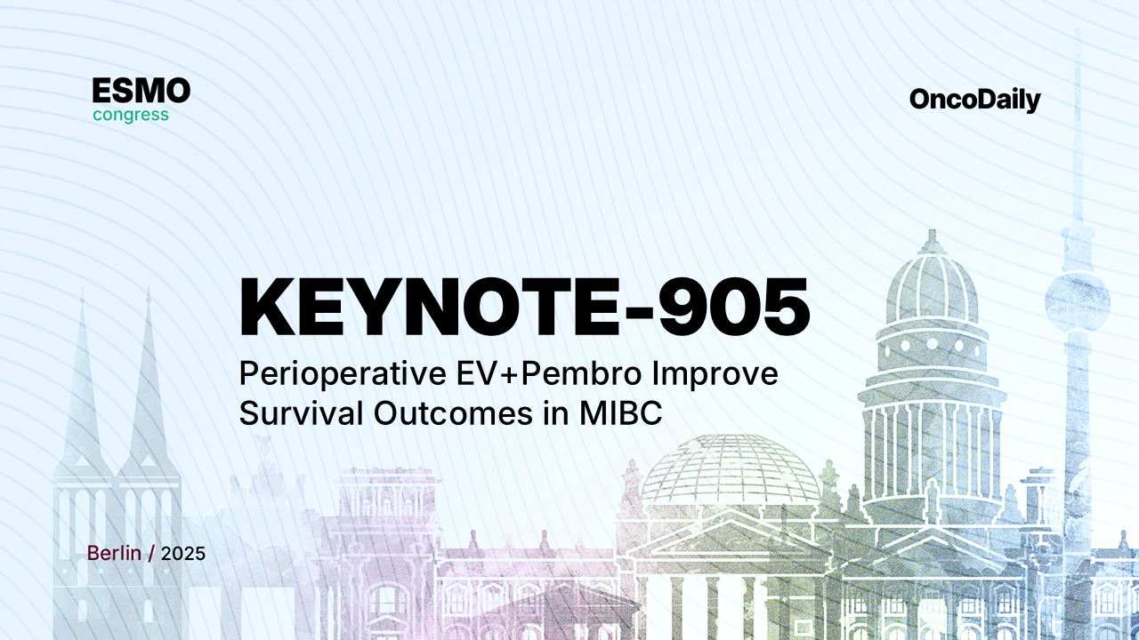 EV + Pembrolizumab Boosts Survival in MIBC