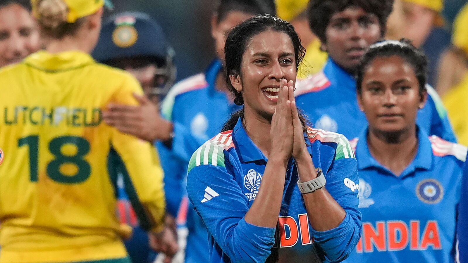 Jemimah Rodrigues breaks down not once but twice after historic win as India beat Australia to enter World Cup final