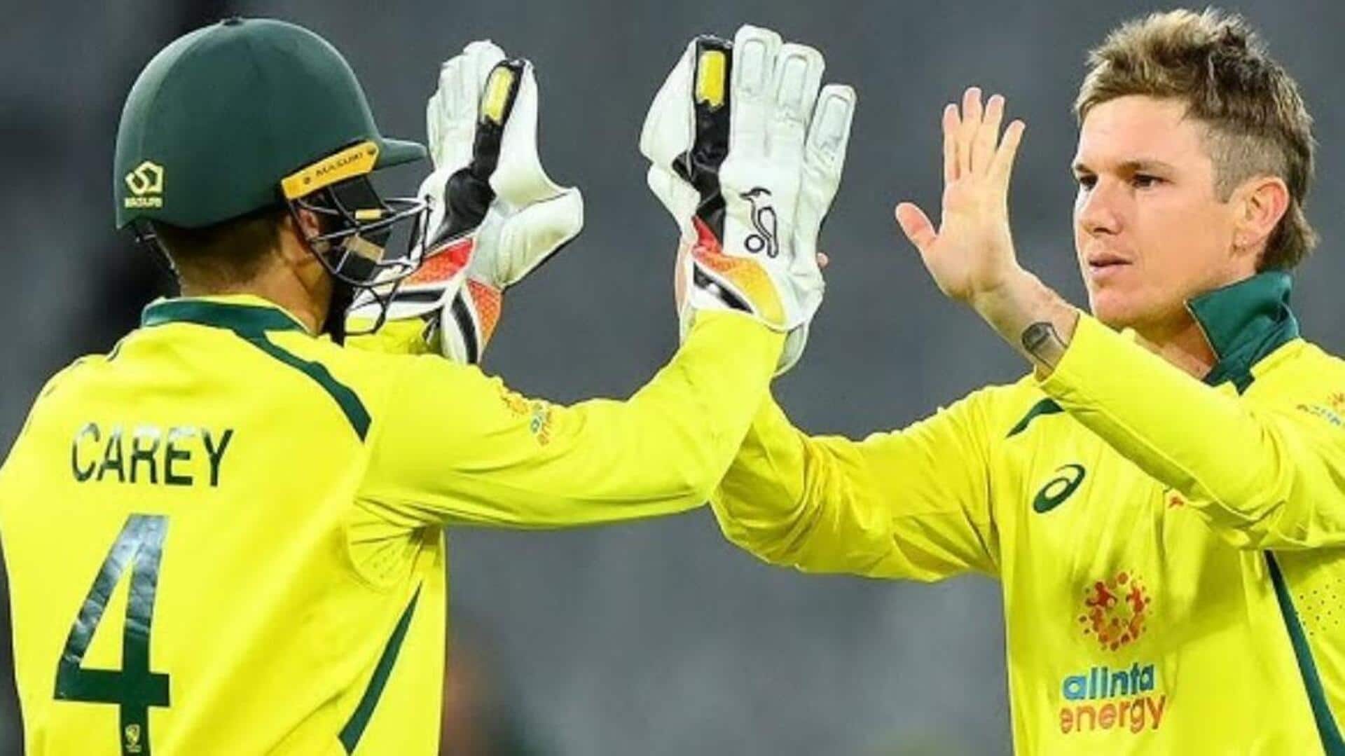 Alex Carey, Adam Zampa return for Australia-India 2nd ODI