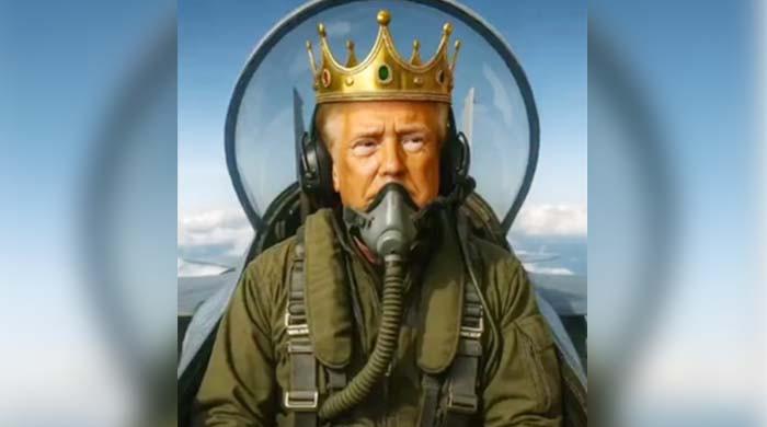 US president reacts to protests with AI video of himself flying ‘KING TRUMP’ jet