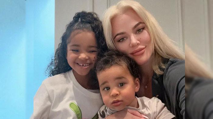 Khloe Kardashian posts cute snaps of her kids True, Tatum
