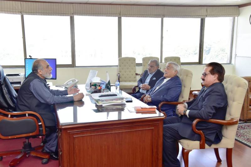Large steel producers call on Khalid Hussain Magsi, discuss product quality and exports