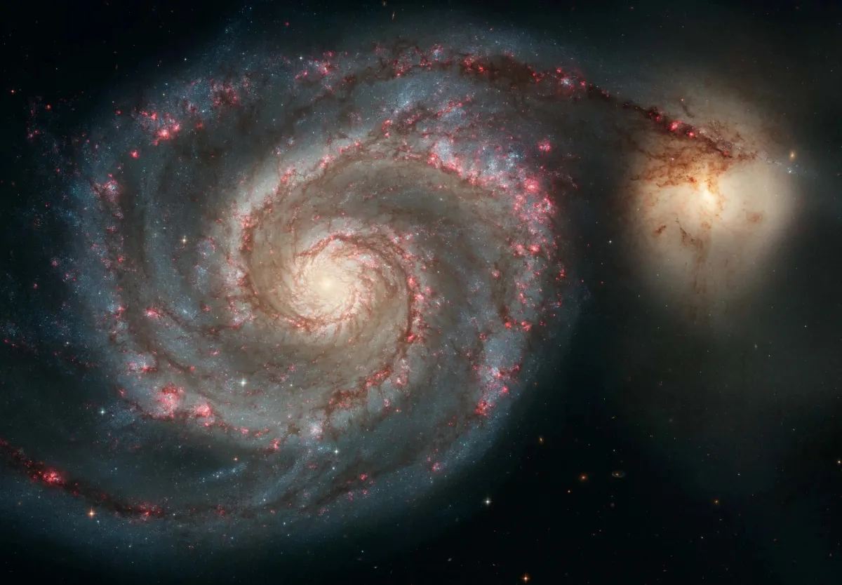 The discovery of the Whirlpool Galaxy