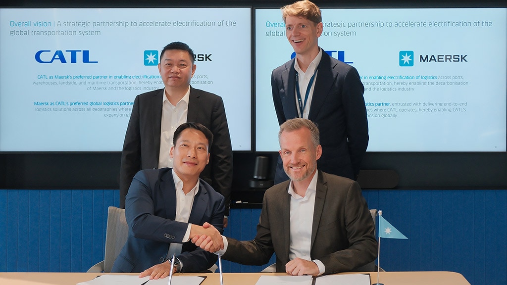 Maersk and CATL Forge Global Strategic Partnership in Supply Chain Electrification and International Logistics