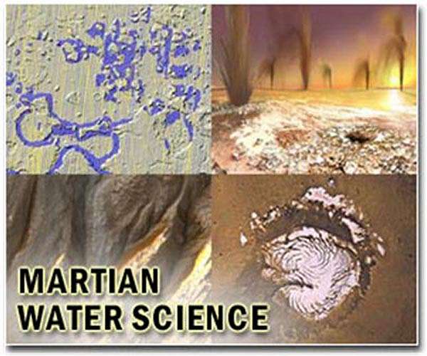 Martian craters record repeated ice ages as planetary ice stores dwindle