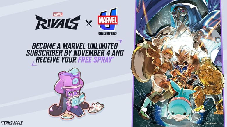 New ‘Marvel Rivals: Unleashed Infinity Comic’ Arrives on Marvel Unlimited with Exclusive Galacta Spray