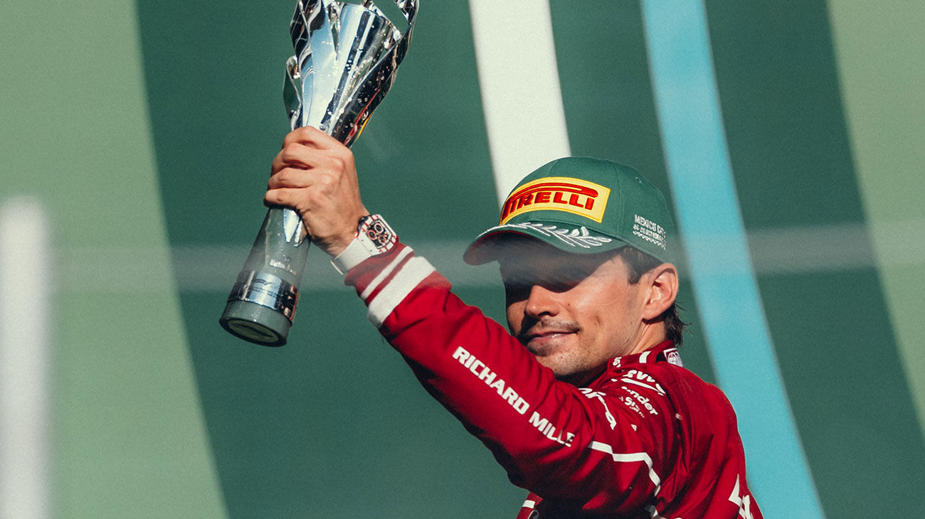 Charles secures an excellent second place in Mexico
