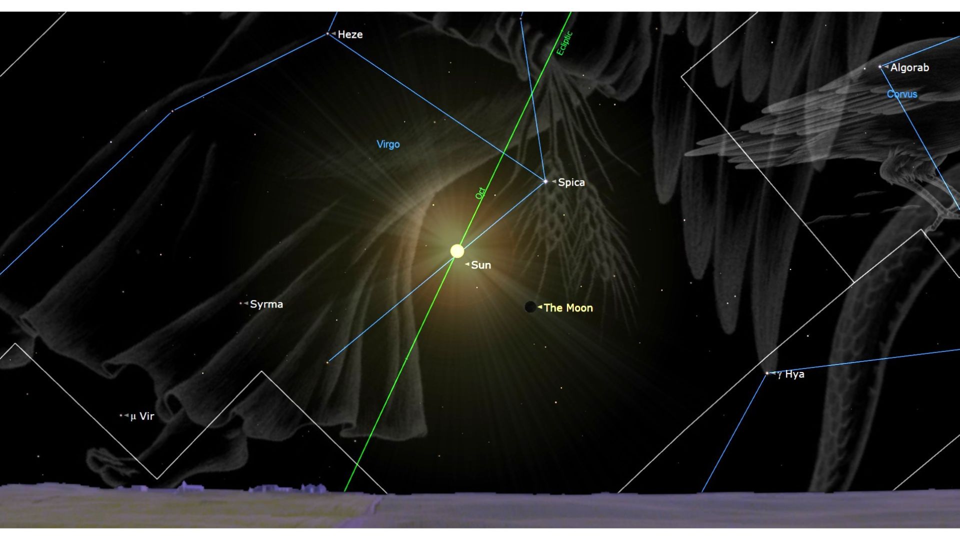 New moon of October 2025 hides red star Antares for some lucky stargazers Oct. 21