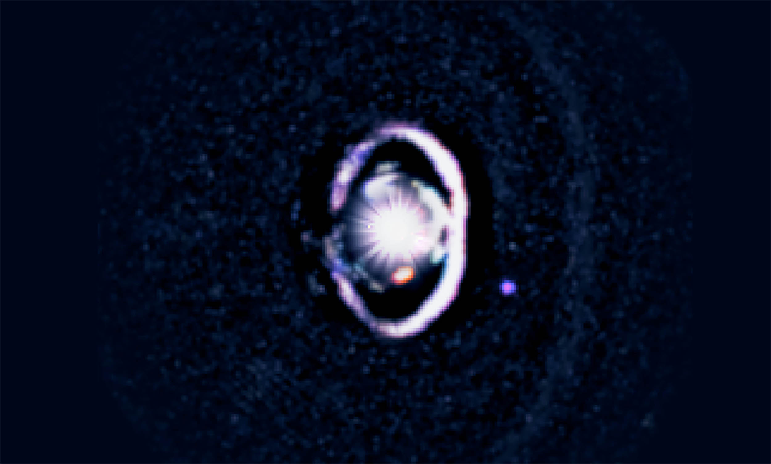 Baby planet photographed while orbiting a star for the first time ever