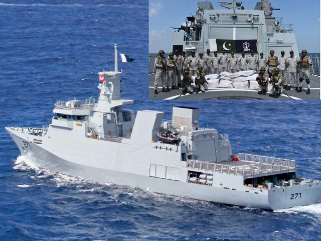 Pakistan Navy seizes drugs worth $972M in Arabian Sea