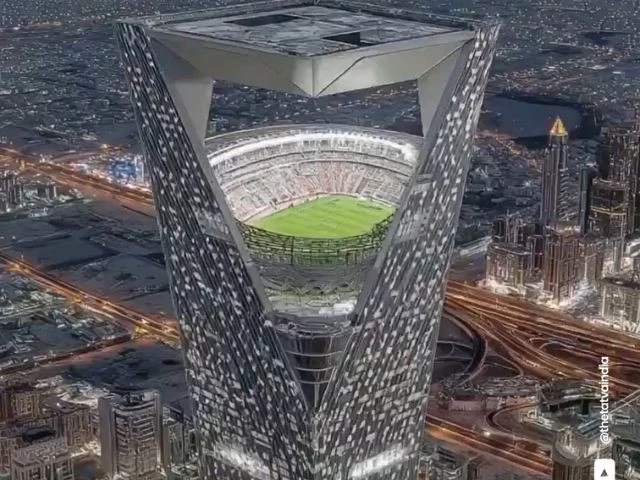 Saudi Arabia plans stadium atop 350 metre skyscraper for World Cup 2034