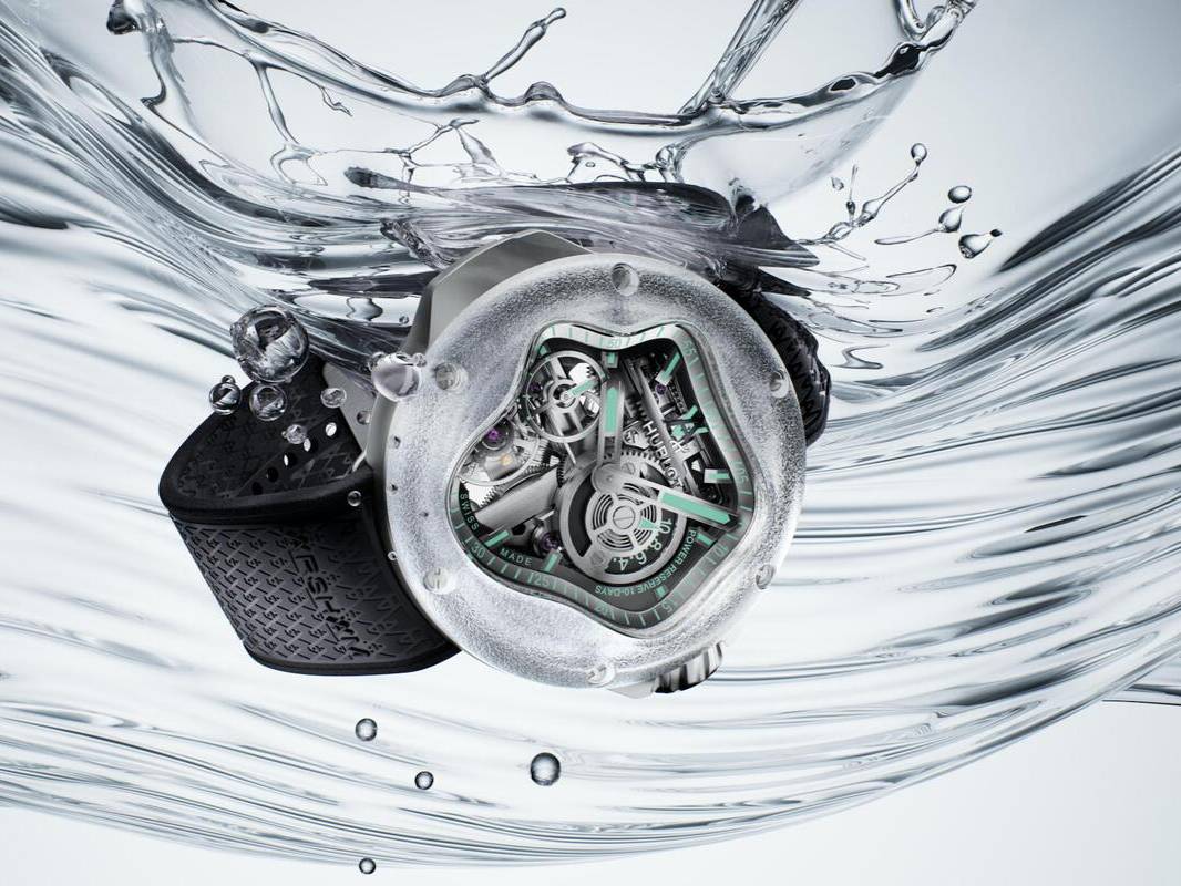 Daniel Arsham and Hublot unveil the MP-17 Meca-10 Arsham Splash — a vision of time in motion