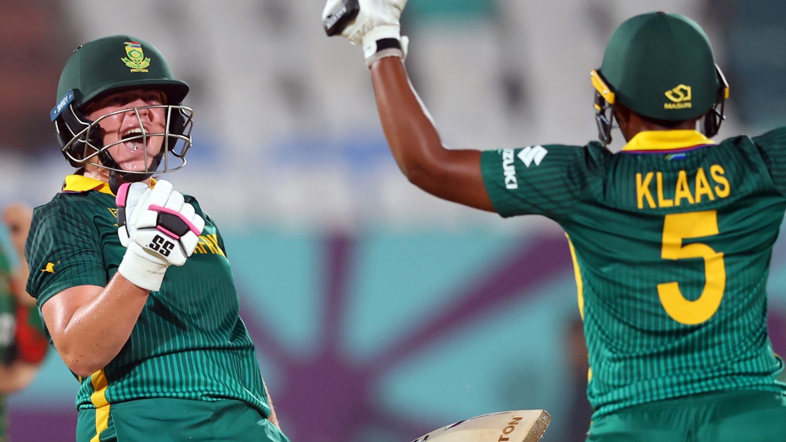 Women’s Cricket World Cup: South Africa edge past Bangladesh in nail-biter as Nadine de Klerk stars with bat again | Cricket News
