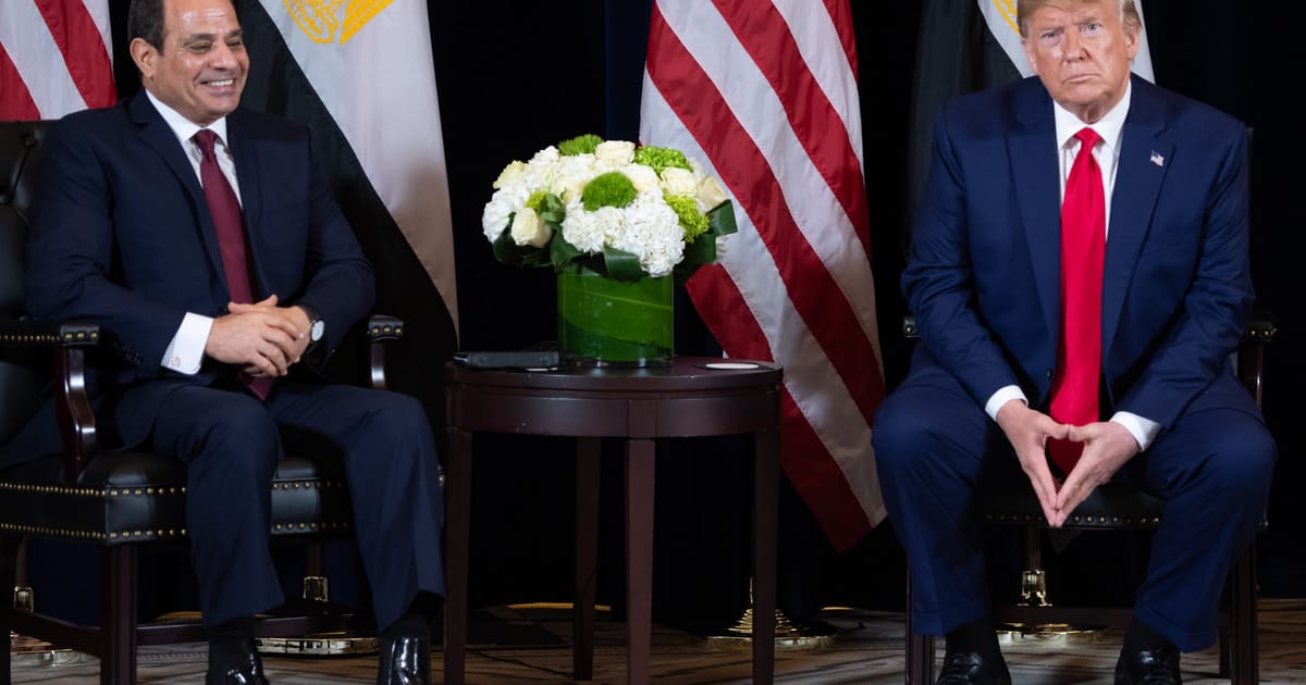 Trump and el-Sisi to chair Gaza peace summit Monday – POLITICO