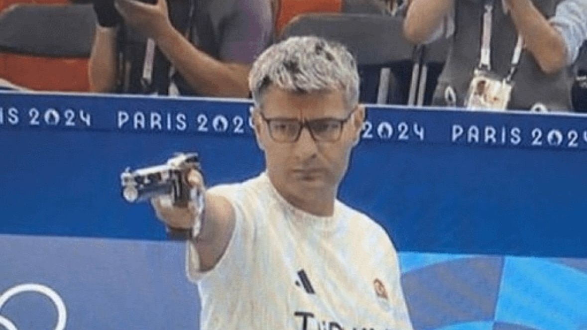 Yusuf Dikec returns with his aura farming: Turkish shooter wins European gold