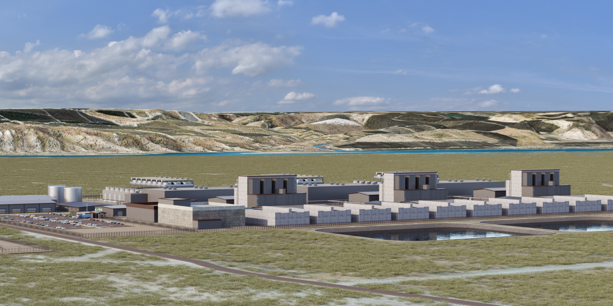 What are SMRs? See what one of the first SMR facilities in the U.S. could look like