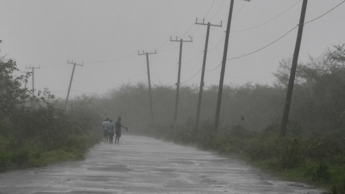 Hurricane Melissa hits Jamaica as a Category 5 storm
