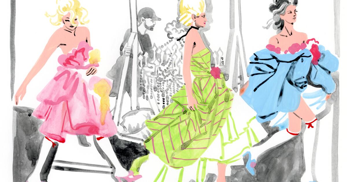 Illustrations of Vogue World Hollywood 2025