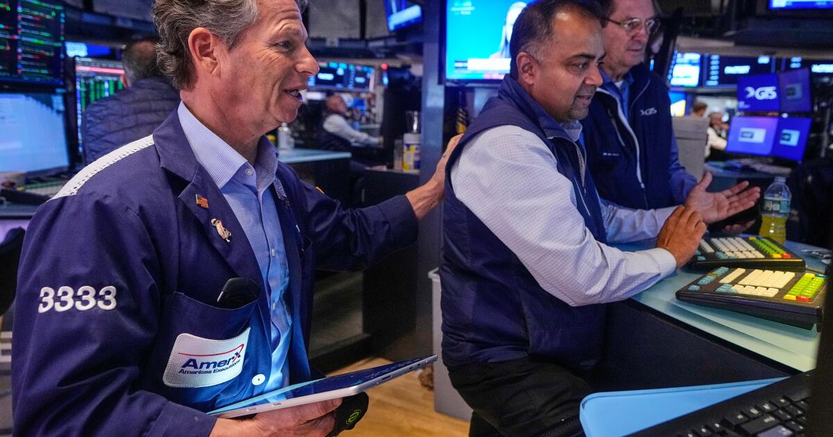 Apple’s rally pulls Wall Street to the cusp of its record