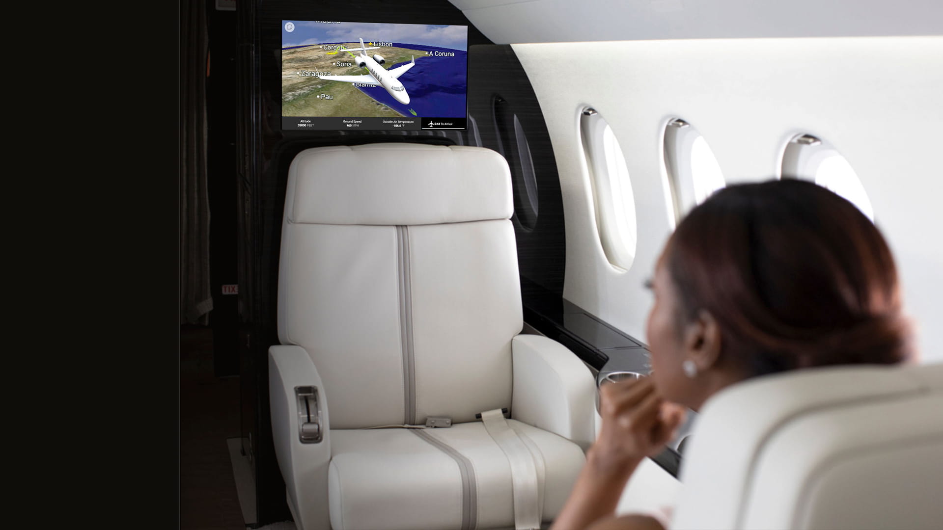 News | RTX’s Collins Aerospace announces the Venue™ smart monitor with Airshow® HD will enter service on a Dassault Falcon 7X