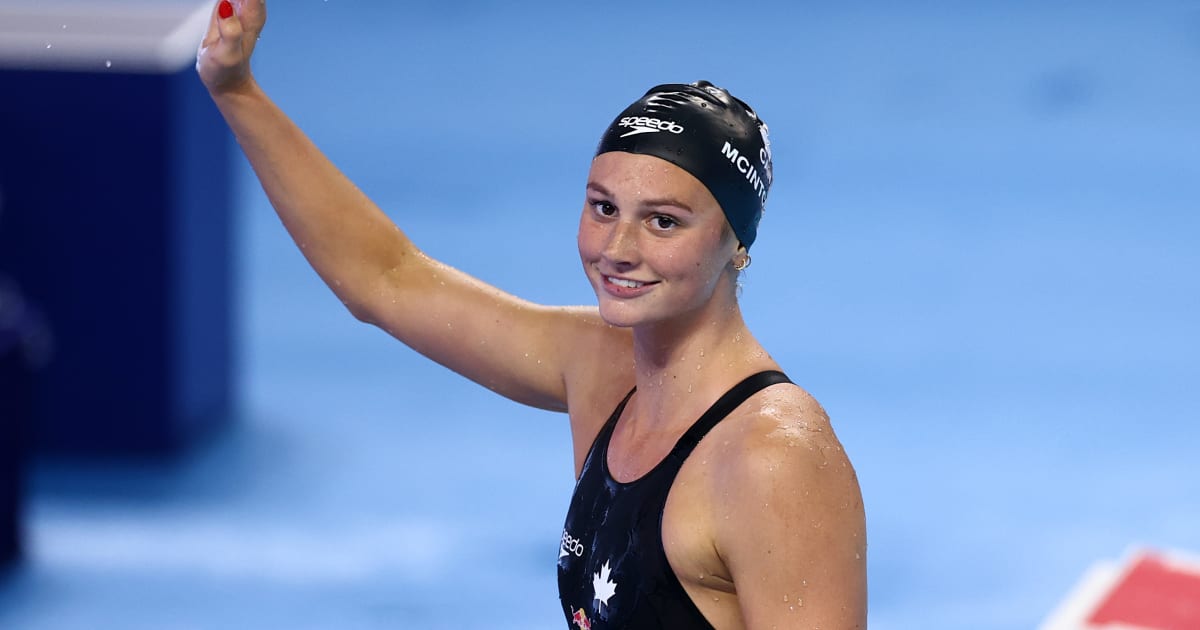 Summer McIntosh ‘so happy to be back’ after illness forced her withdrawal from October World Cup meets