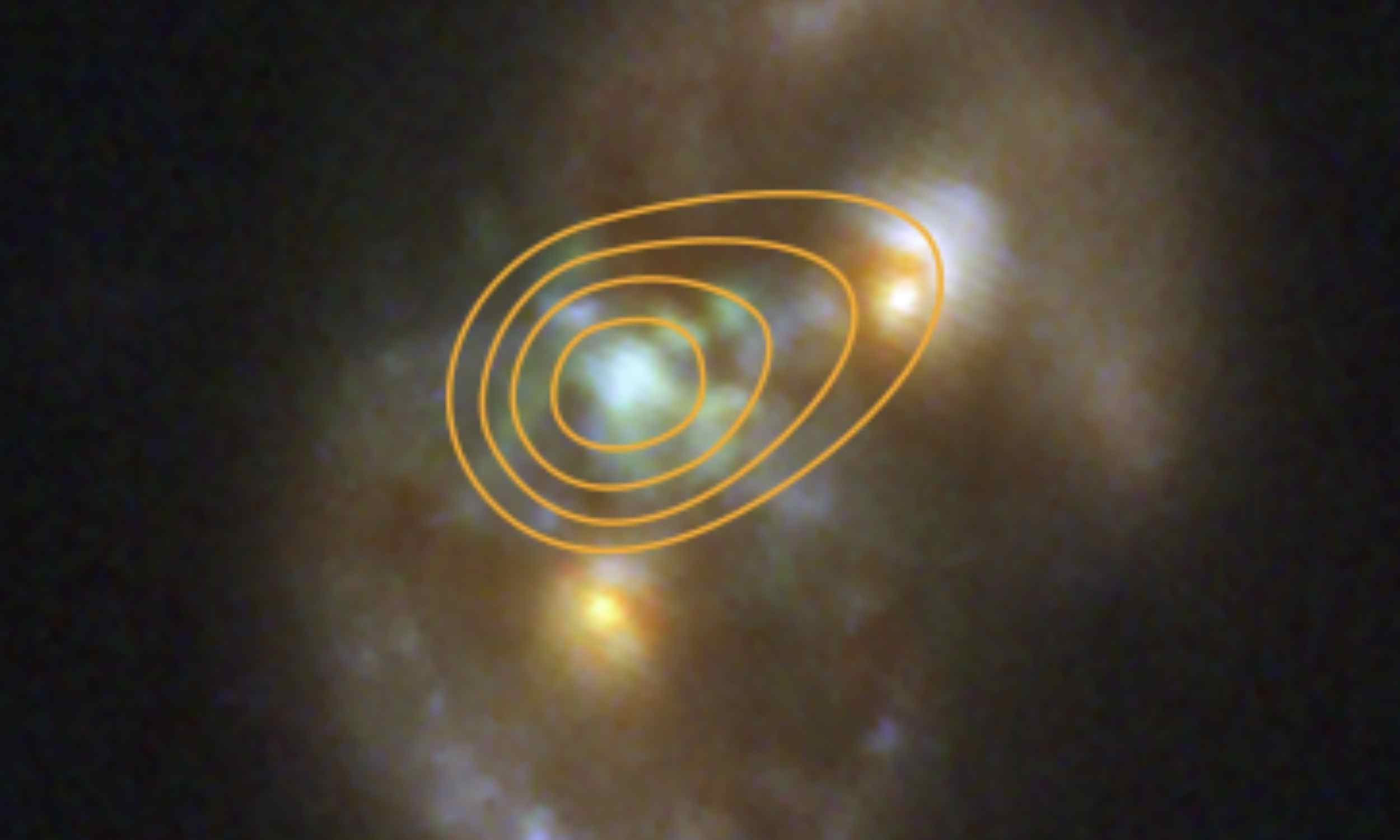 Webb finds a possible direct-collapse black hole between two galactic nuclei