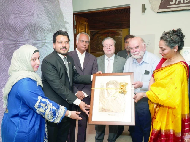 Sadequain’s ‘The Stranger’ unveiled at PNCA