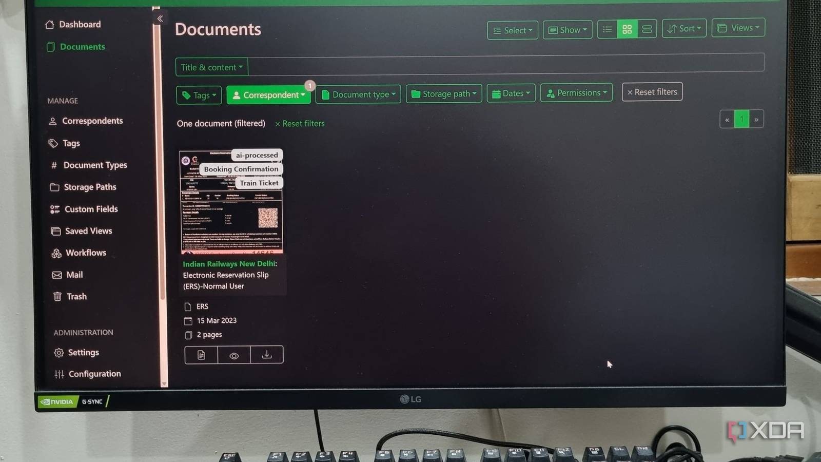 Paperless-ngx paired with a local LLM has made managing my documents so much easier